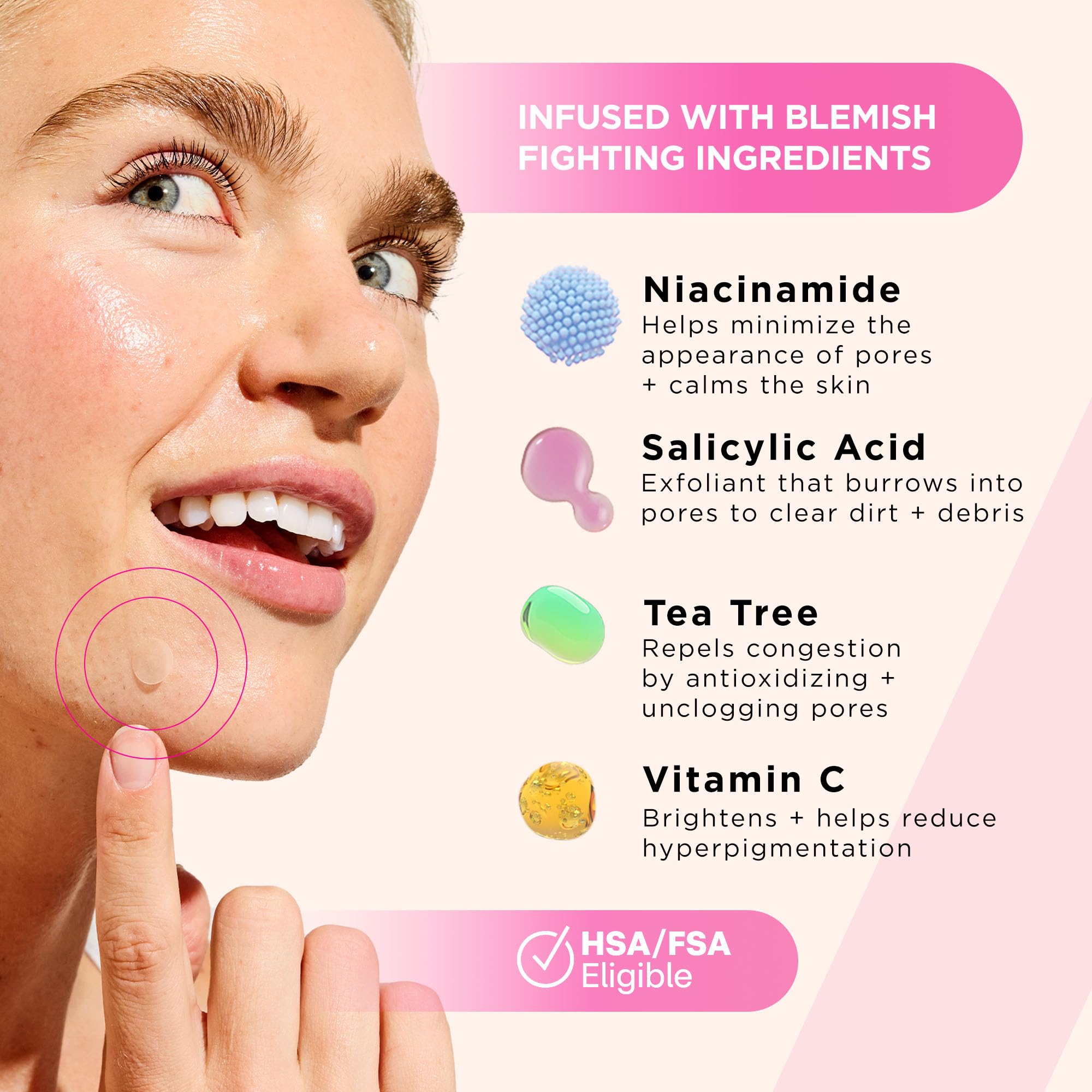 Bandes pore nez ZitSticka pour nettoyer les pores et resserrer la peau.