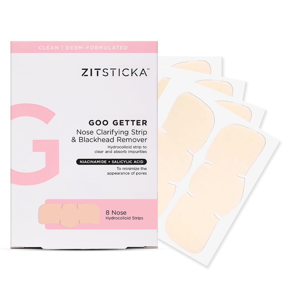 Bandes ZitSticka pour nez : clarifient les pores et impuretés.