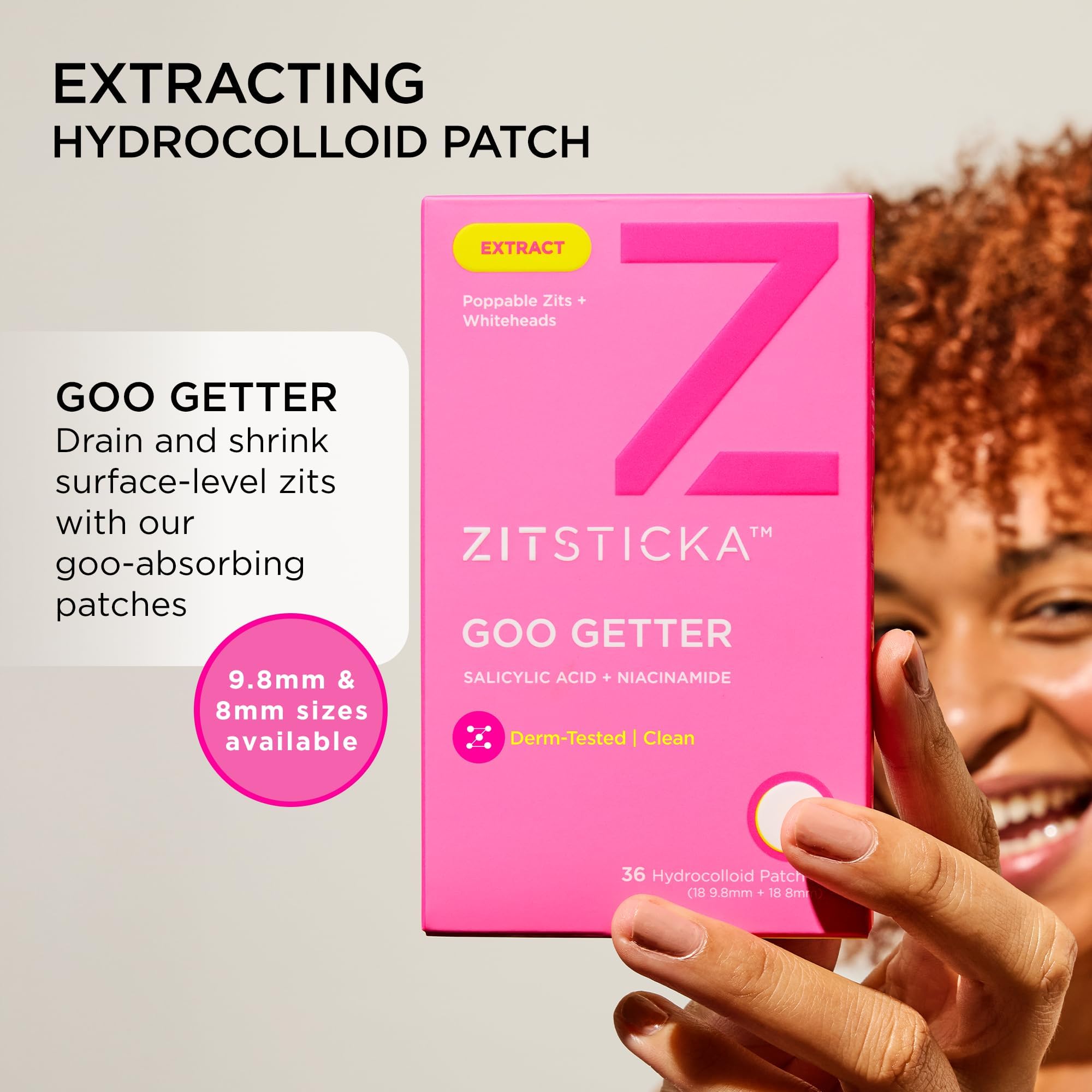 ZitSticka Goo Getter pansement corps: adherent et discret pour les zones sensibles