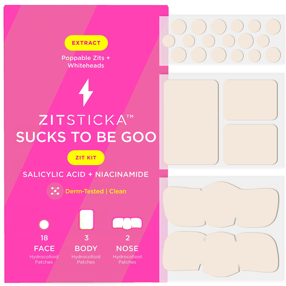 Patch hydrocolloïde ZitSticka pour visage et corps absorbant les impuretés.