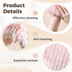 ZIVWAGX body-face scrub washcloth for refreshing daily cleansing