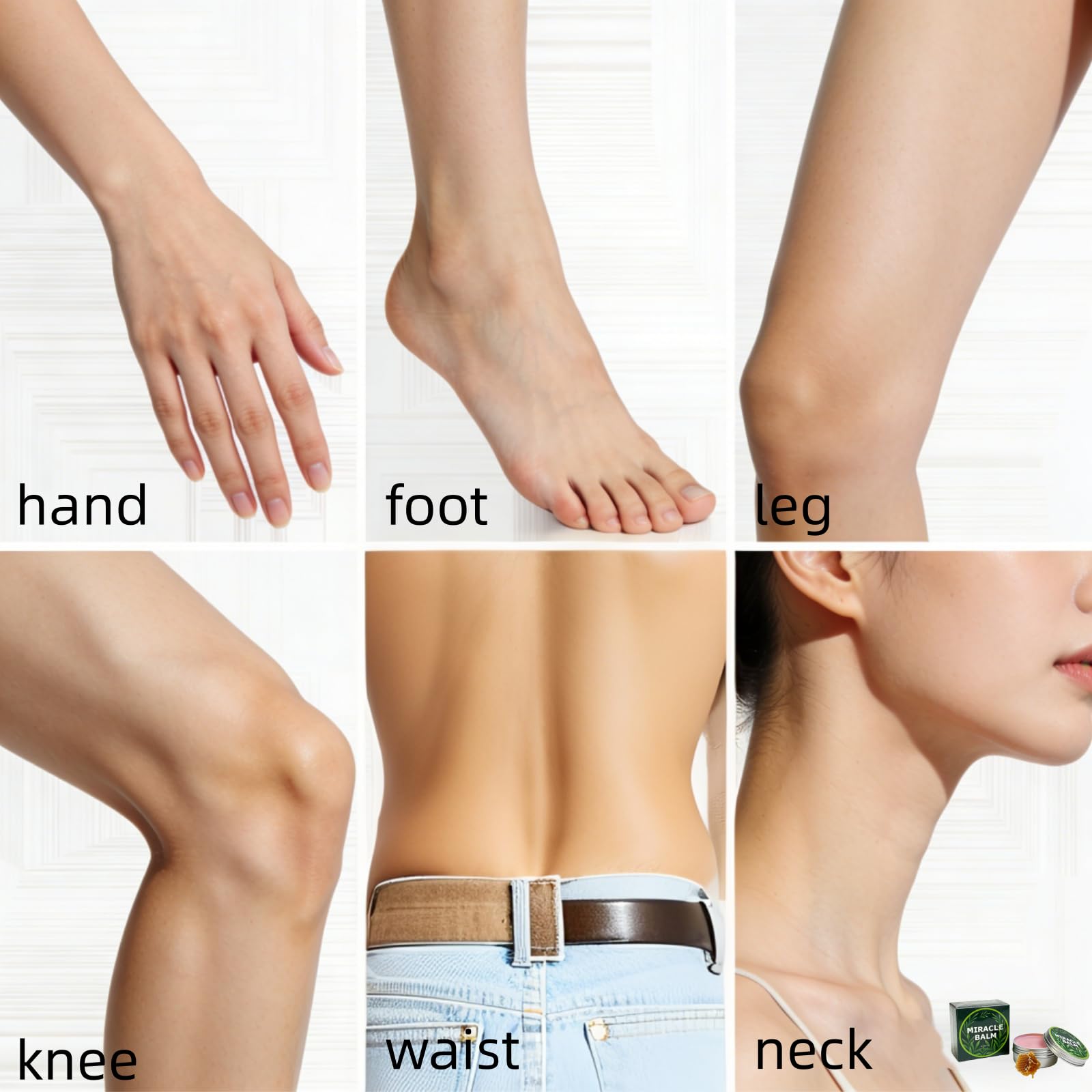 Ziweilianlian Miracle Balm back-application target, supports joint comfort