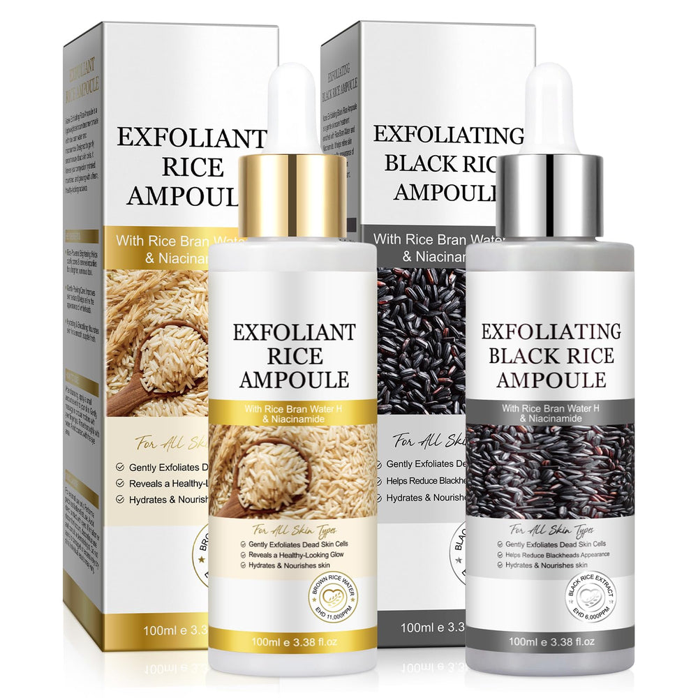ZIXAOK Peel Shot Glow Riz Blanc Bouteille, éclat lumineux au quotidien.