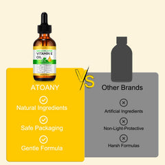 Texture huileuse et légère ZIXAOK Vitamine E, absorption rapide.