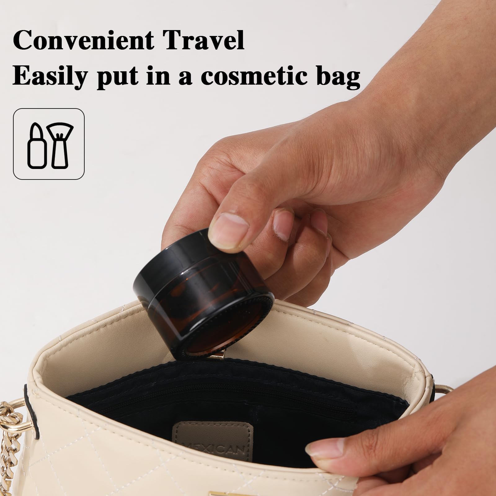 Joint intérieur étanche prévient les fuites dans le sac.