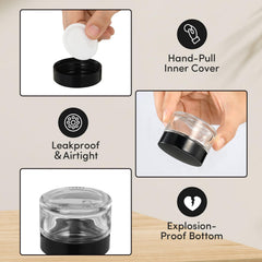 ZIYIZE creme et lotion faciles a transporter dans les pots de 30 ml.