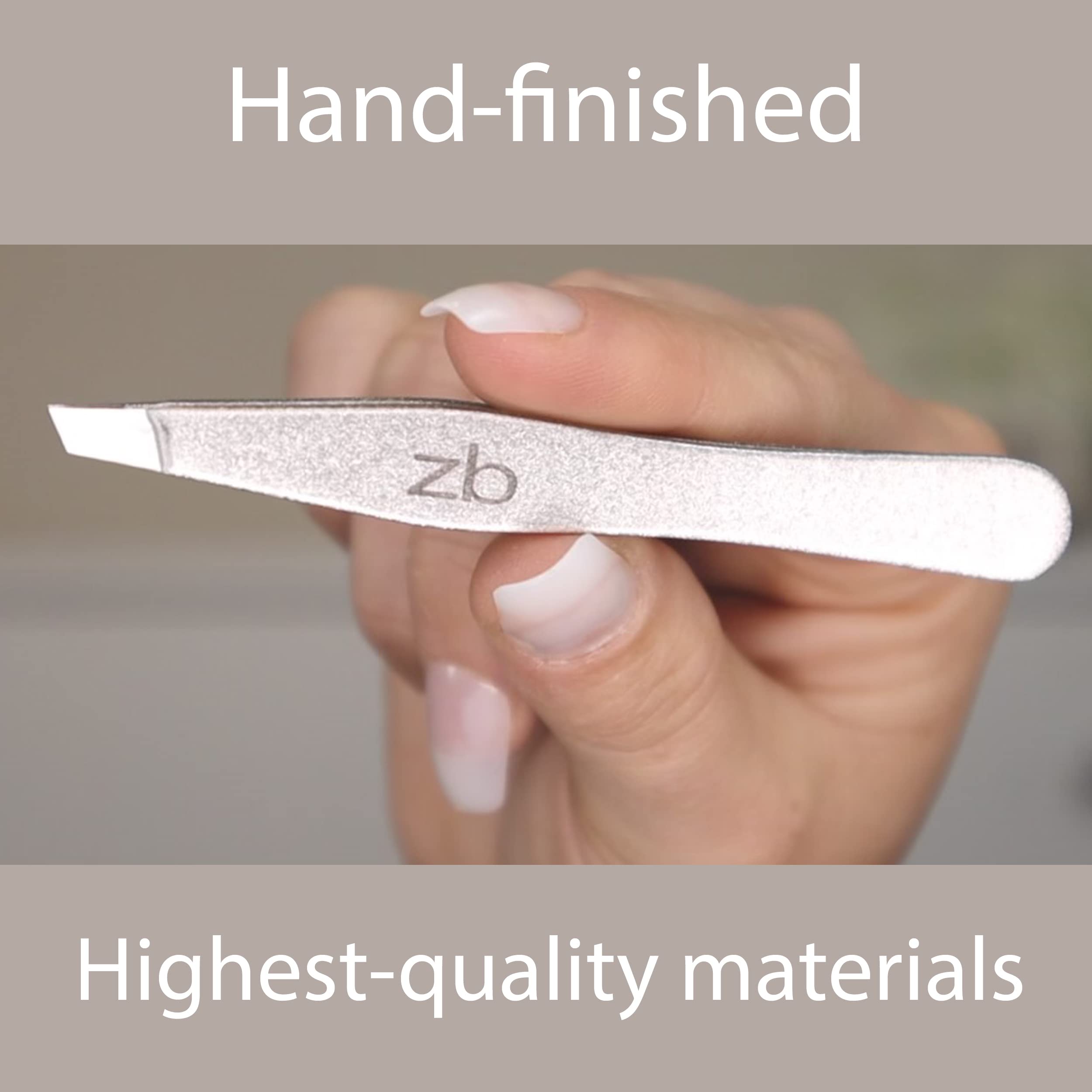 Pince ergonomique Zizzili Basics, longueur 3,5 pouces pour une prise sûre.
