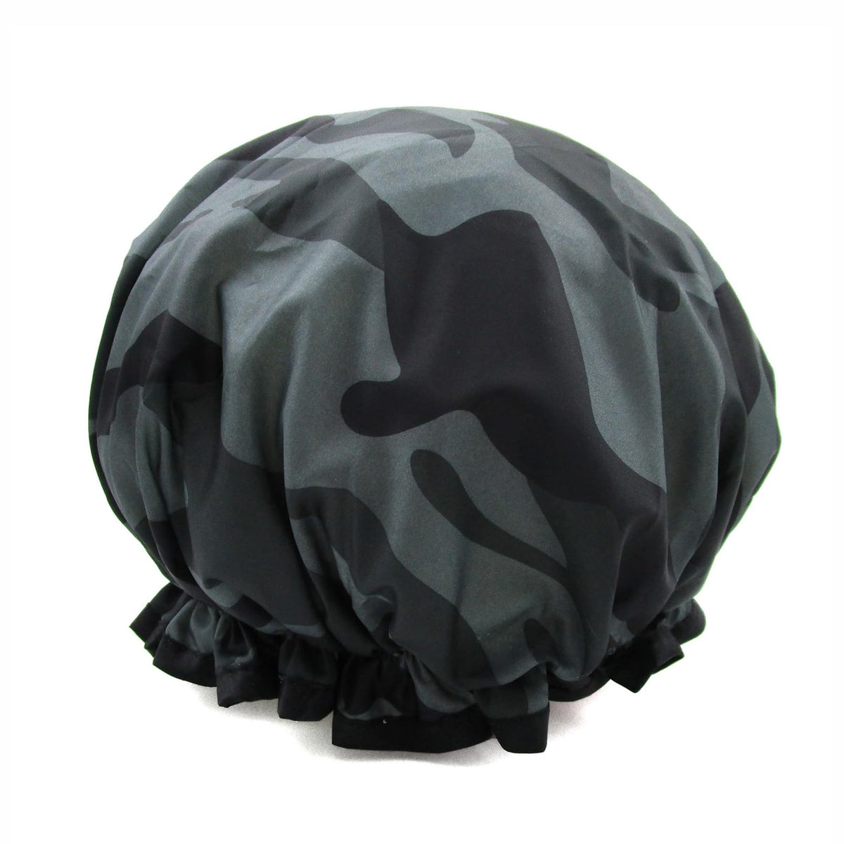 Bonnet de douche ZKLLGHE double couche réutilisable pour cheveux protégés.