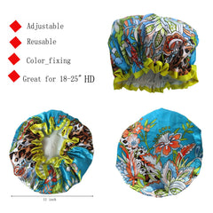 Bonnet de douche pour cheveux longs avec ajustement facile par ZKLLGHE