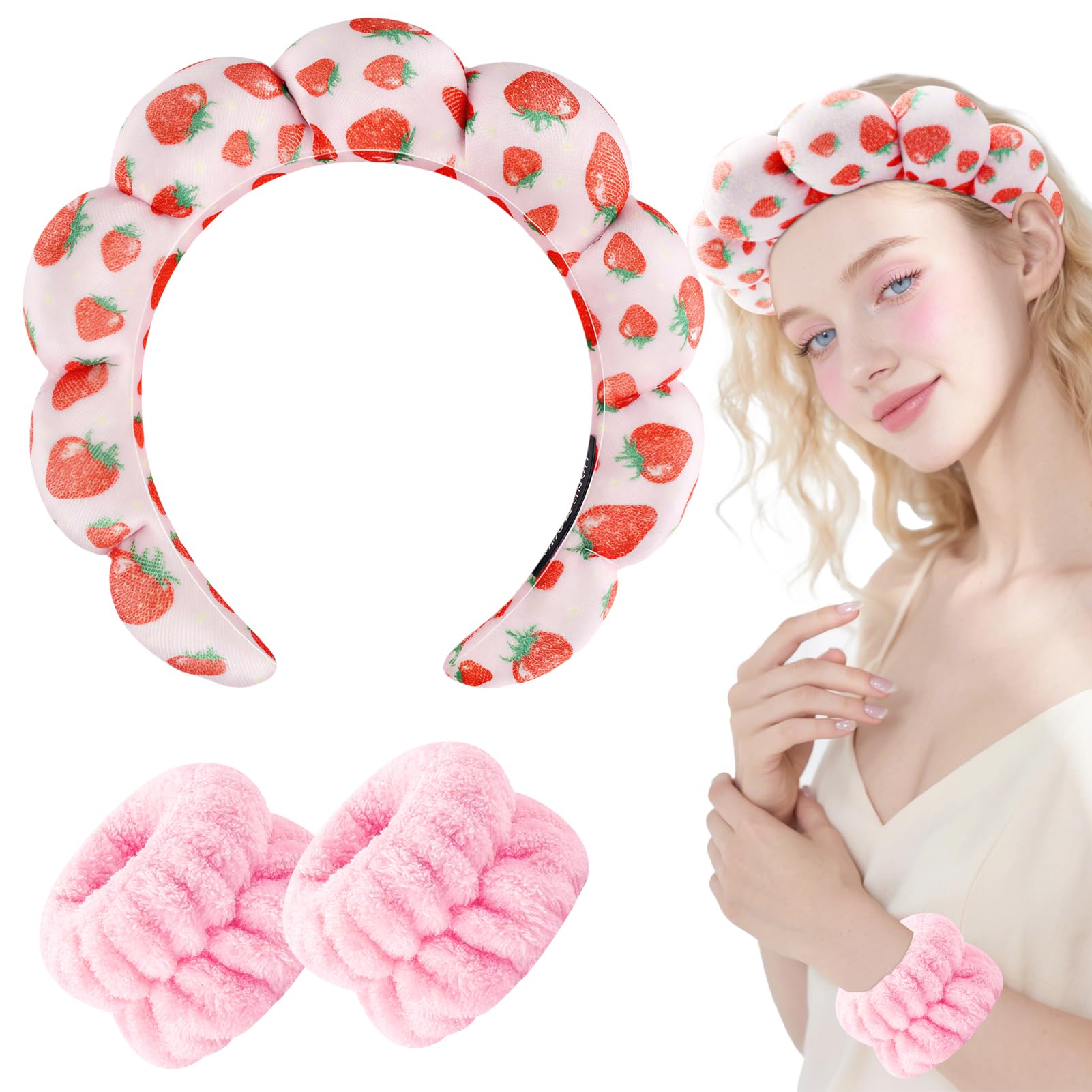 Accessoire quotidien Zkptops bandeau pratique pour cheveux et maquillage.