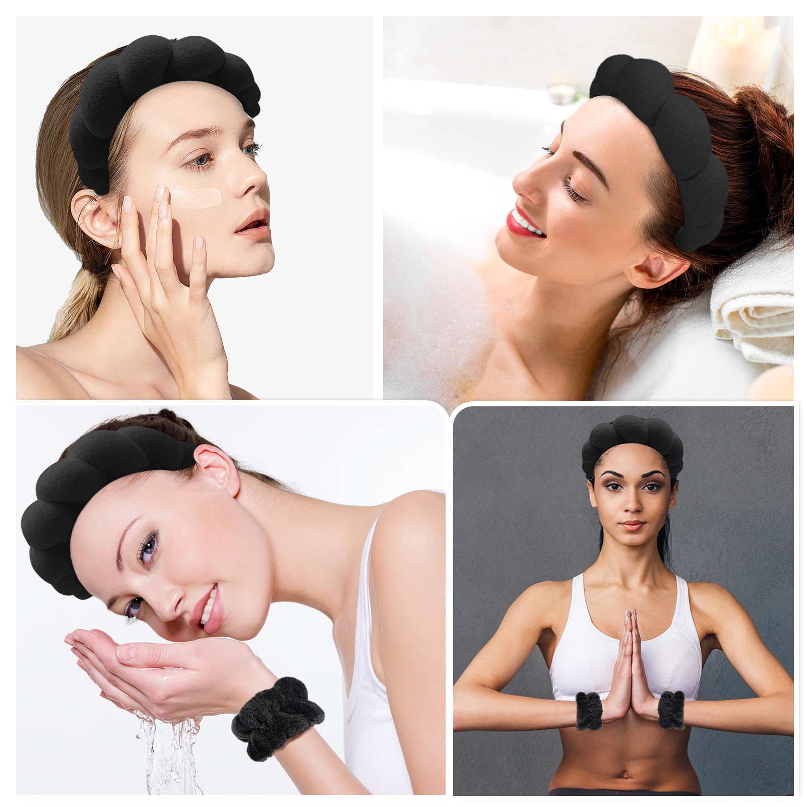Bandeau Zkptops avec éponge interne: absorption et confort.