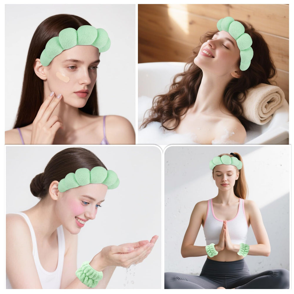 Zkptops bandeau mousse velours non-slip — surface douce et tenue antidérapante