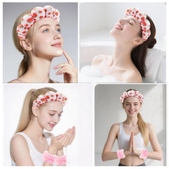 Bandeau soin visage Zkptops favorise une application agréable des produits.