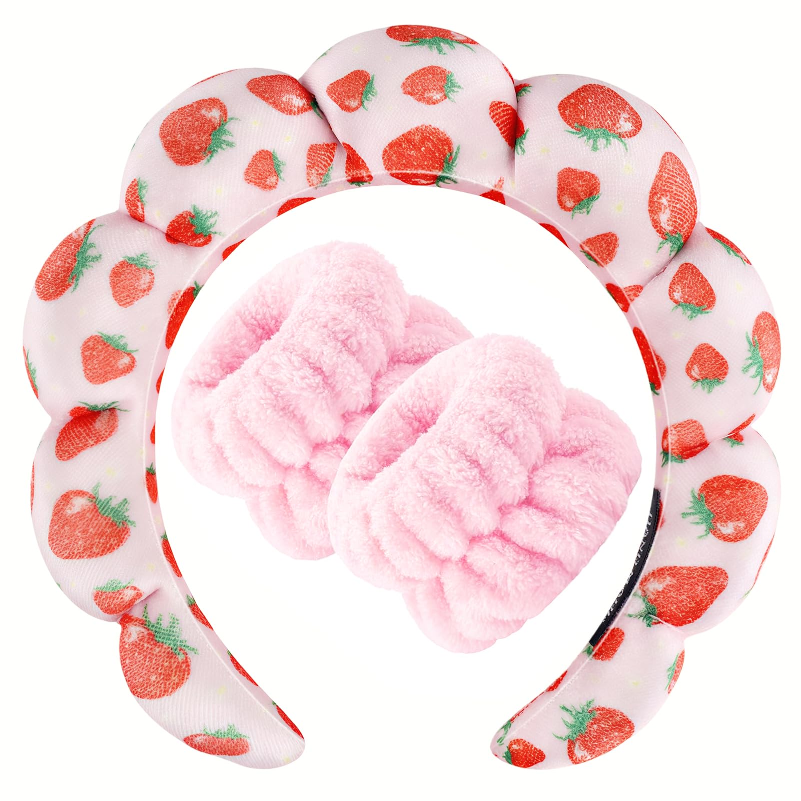 Bandeau spa Zkptops pour lavage visage et cheveux protégés.