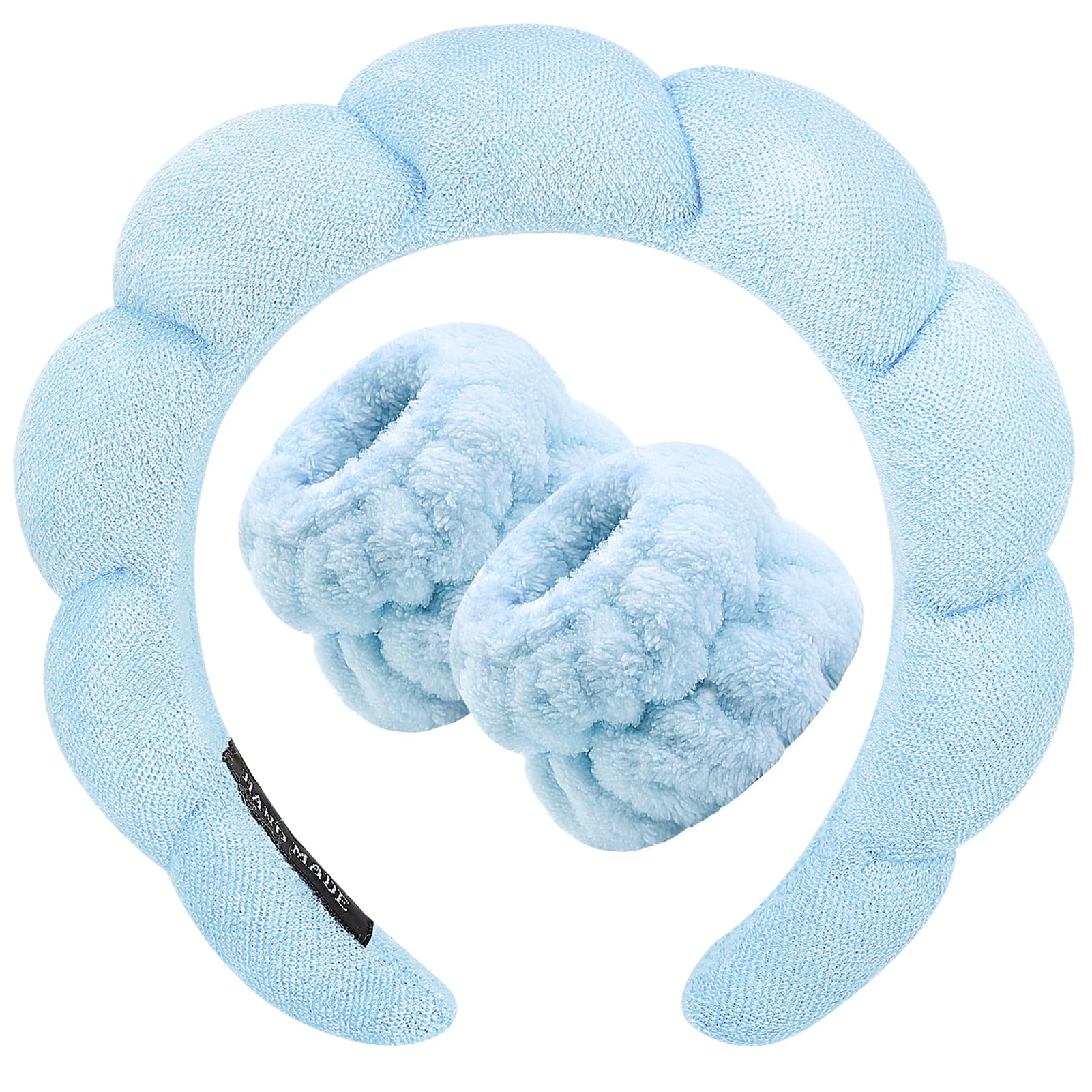Zkptops bandeau spa pour nettoyage visage, absorption efficace.