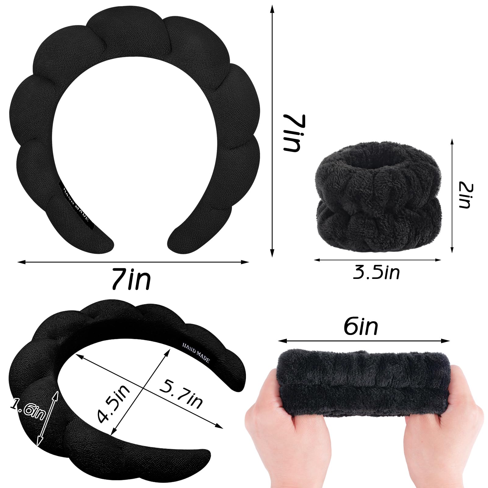 Utilisation polyvalente Zkptops bandeau: yoga et soins du visage.