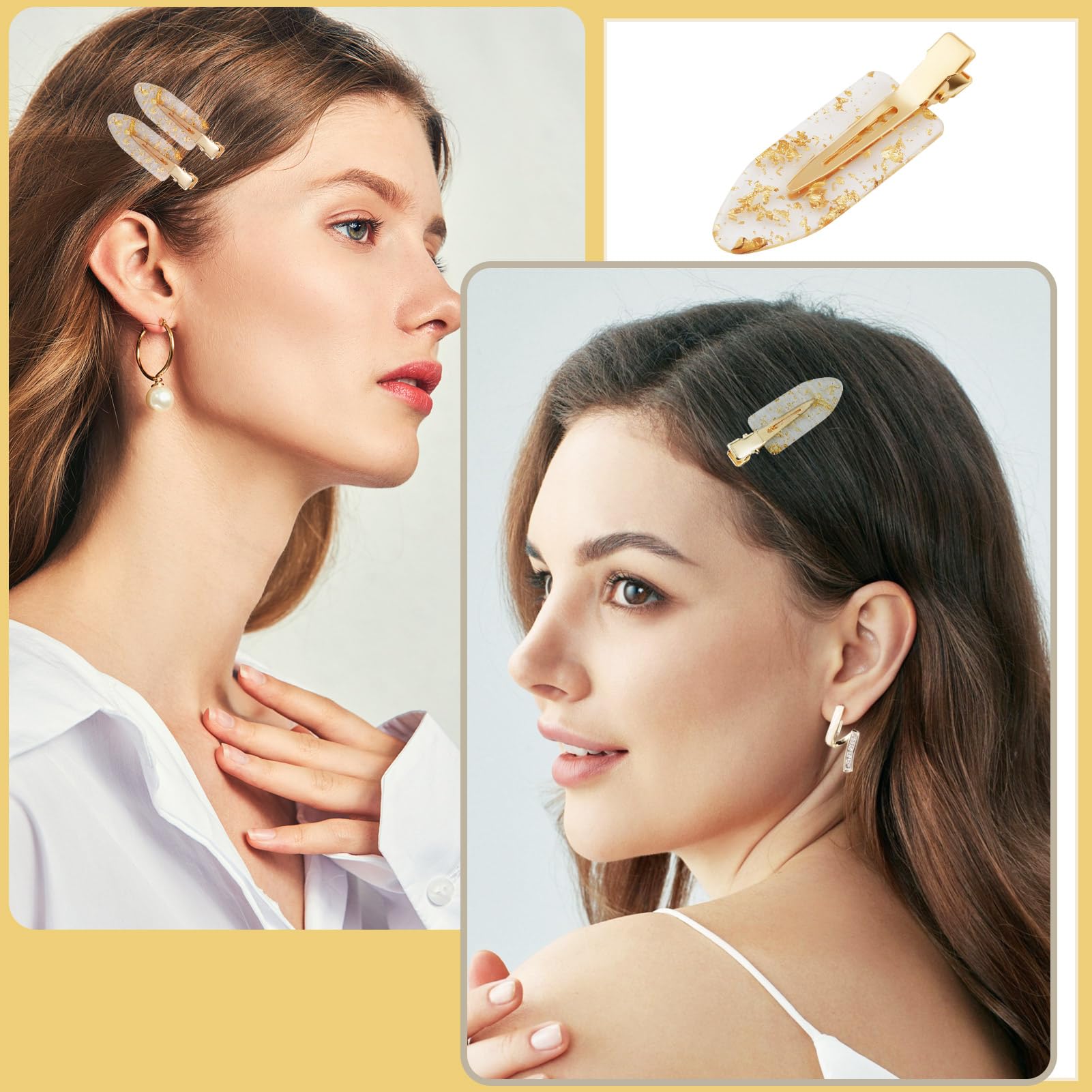 Zkptops epingles cheveux or paillettes maintien sécurisé toute la journée
