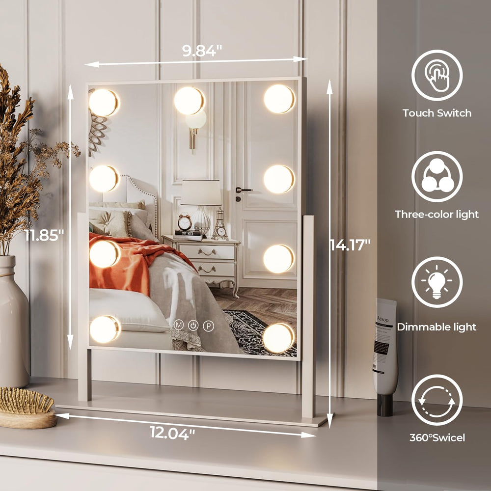 Miroir ZL ZELing amovible 10x pour un détail précis.