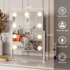 Miroir ZL ZELing amovible 10x pour un détail précis.