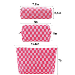 Pochette crayon ZLFSRQ à carreaux, organisation pratique lors de déplacement.