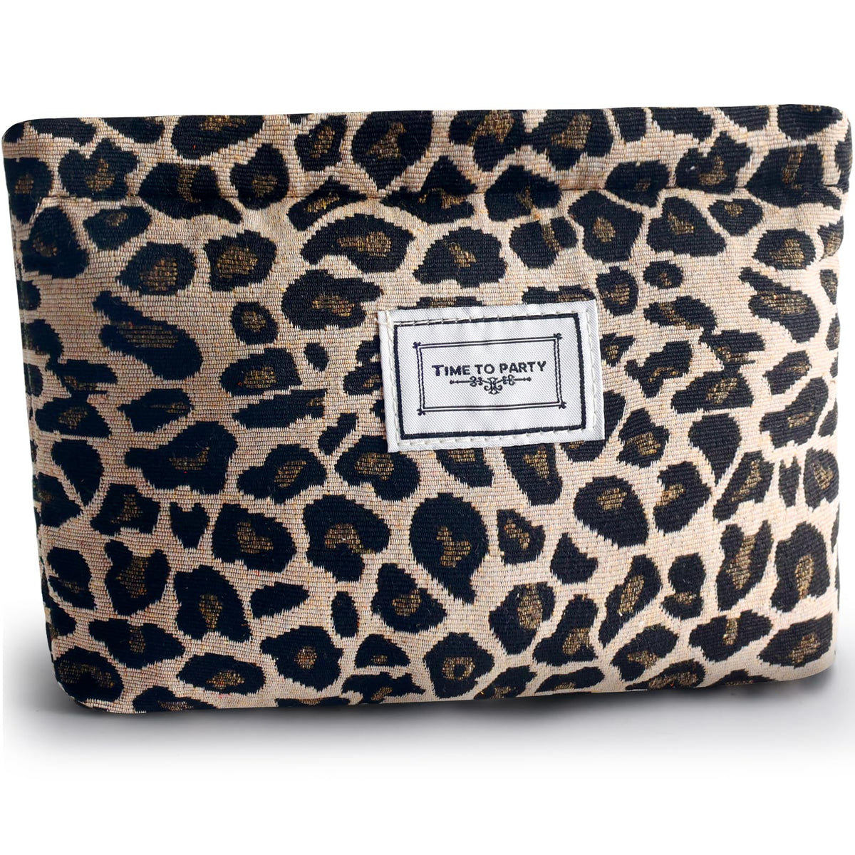 Sac maquillage Léopard ZLFSRQ avec impression élégante pour ranger cosmétiques.