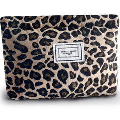 Sac maquillage Léopard ZLFSRQ avec impression élégante pour ranger cosmétiques.