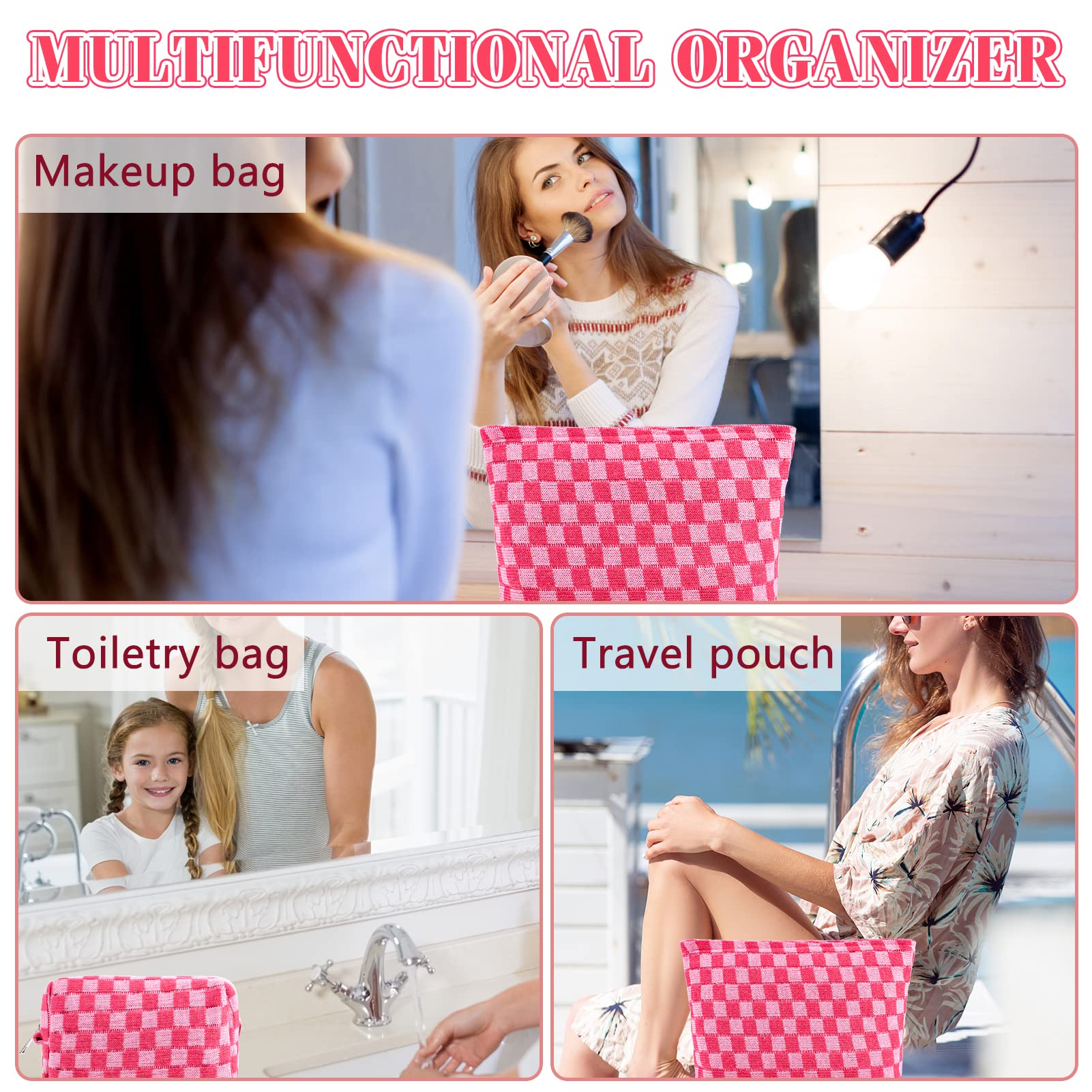 Trousse ZLFSRQ grand format, transporte tous les essentiels de beauté.