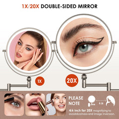Rotation à 360° du miroir ZLOKLA pour position flexible