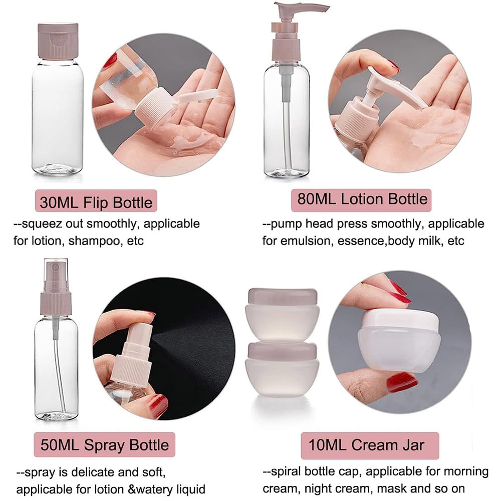 Bouteille spray ZLSSETEC 50 ml, usage rapide lors de voyages.