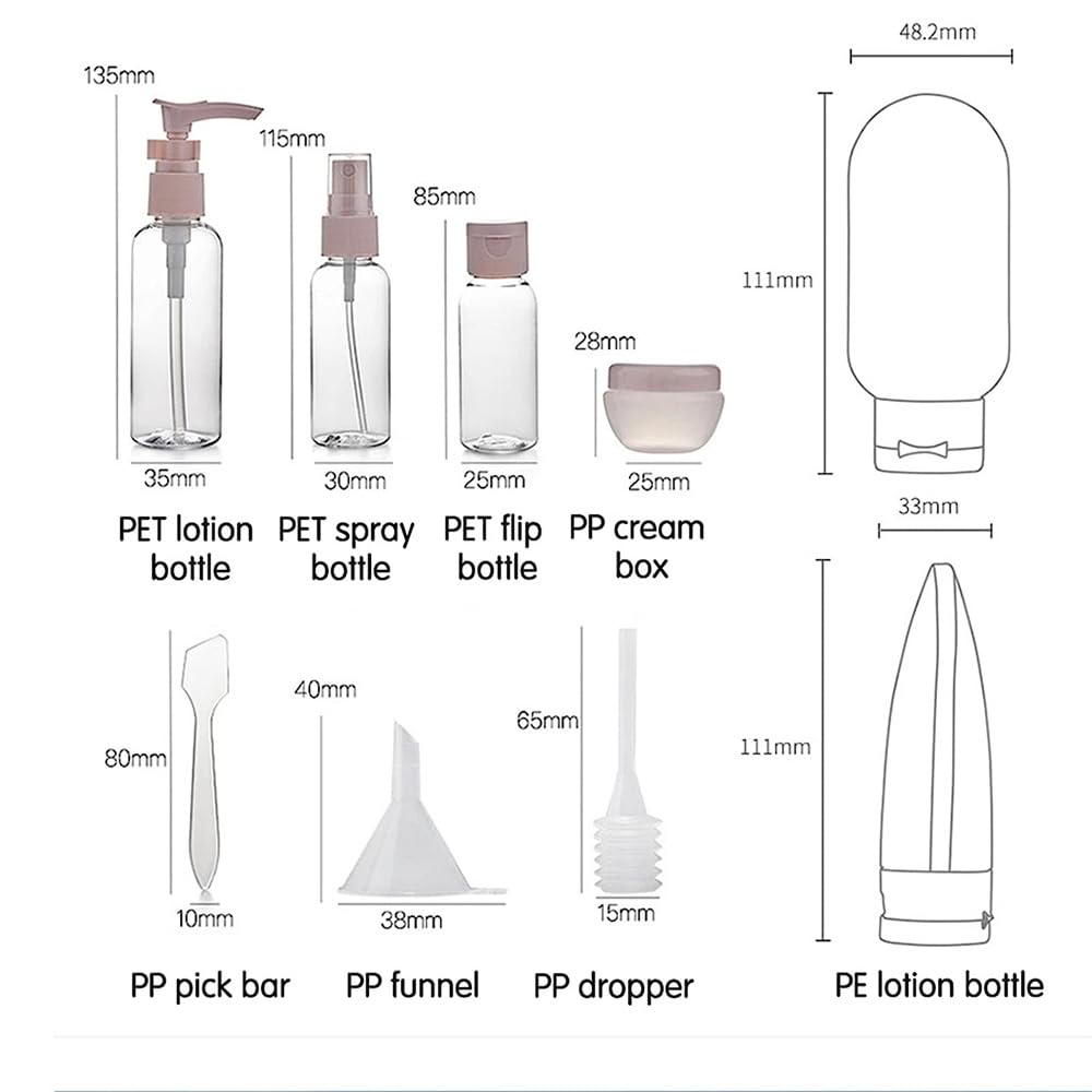 Pots crème ZLSSETEC 10 ml, format compact pour soins ciblés.