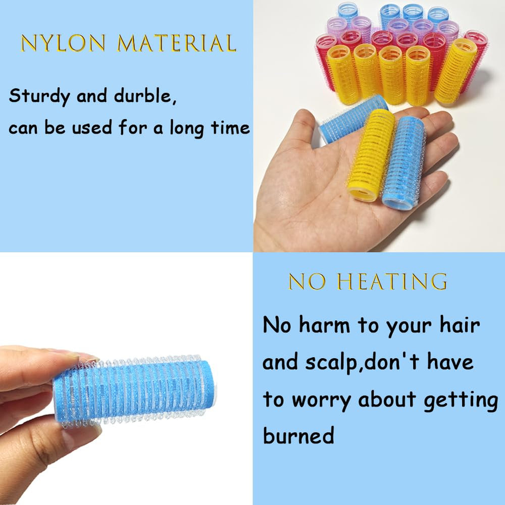 Rouleaux ZMD sans chaleur pour des boucles rapides et naturelles.