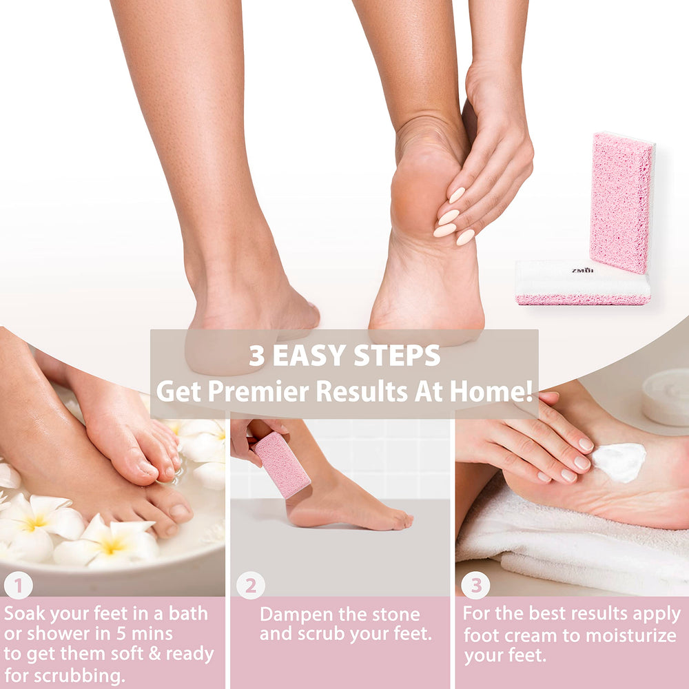 ZMOI pierre pumice verre-double-face: exfoliation efficace et polissage en un geste.