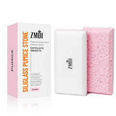 ZMOI pierre pumice verre-pieds: exfolie callosités pour pieds plus doux.