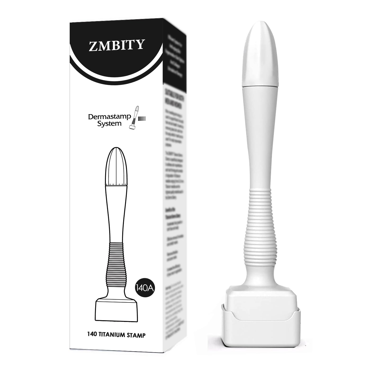 ZMSDBY tampon microaiguilles titane 0,25 mm sur visage, soin doux et efficace.