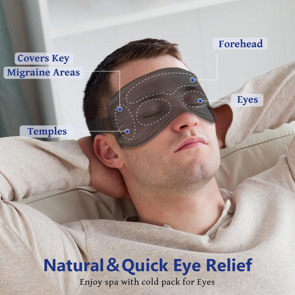 ZNÖCUETÖD boîte de rangement masque yeux, protection hygiénique et pratique.