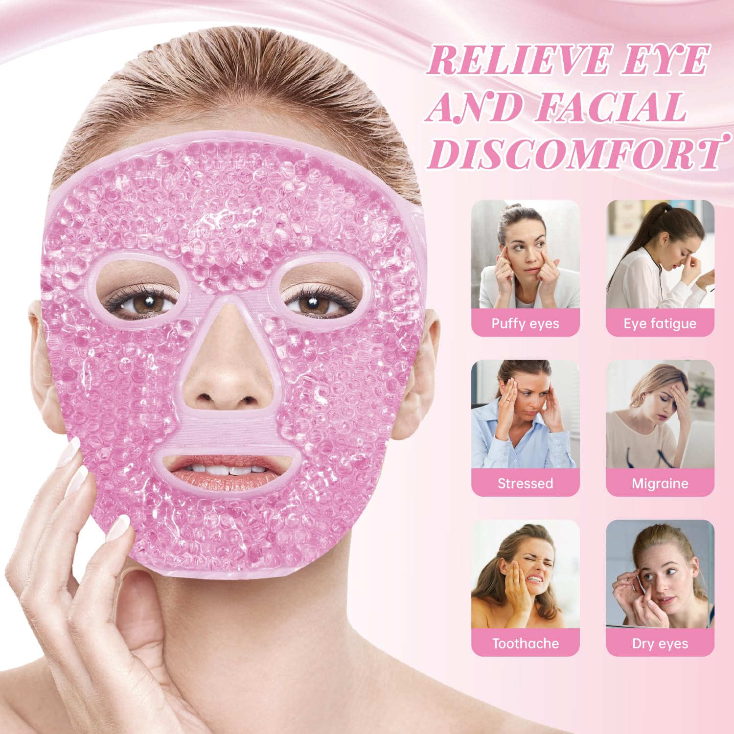 Coffret beauté ZNÖCUETÖD avec rouleau et masque, cadeau parfait pour spa à domicile.