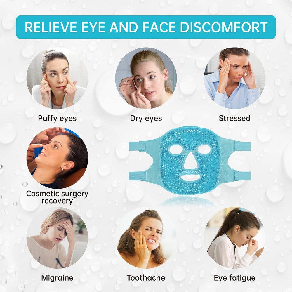 ZNÖCUETÖD Compresse visage après laser, soutien du soin post-traitement esthétique.