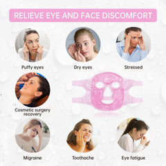 ZNÖCUETÖD Masque Glace Visage – utilisation chaude pour détendre les tensions