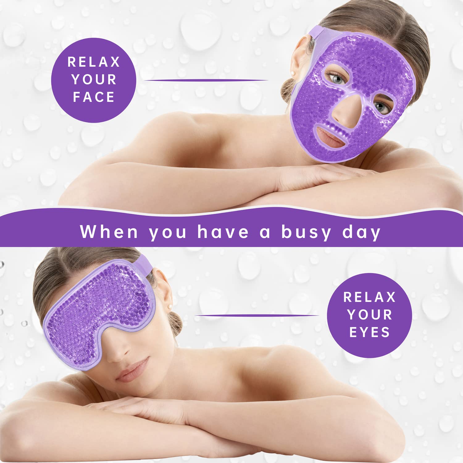 ZNÖCUETÖD masque visage chaud – chaleur douce pour relaxer la peau