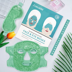 Masque visage glacé ZNÖCUETÖD apaise les zones sensibles.