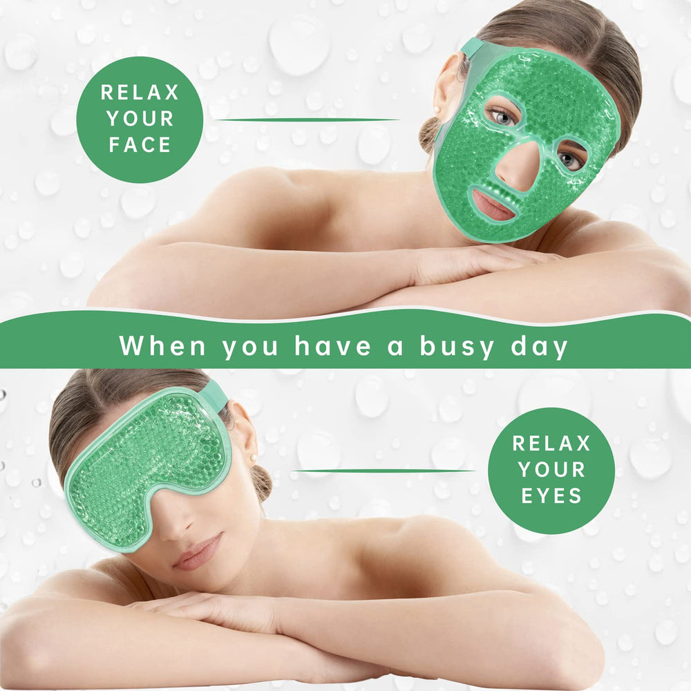 Masque yeux et visage usage chaud et froid ZNÖCUETÖD.
