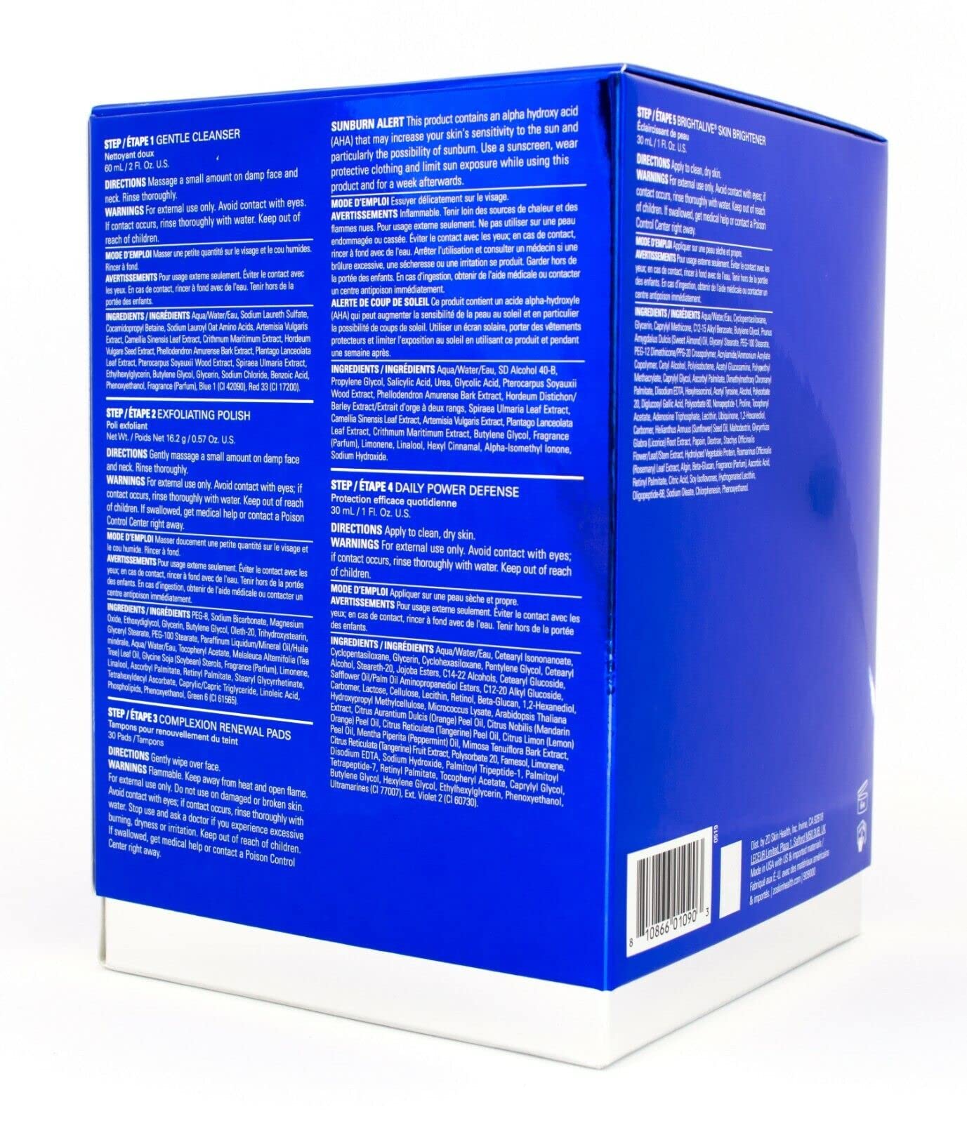Zo Skin Health Complexion Renewal Pads: teint uniforme et pores visiblement affinés.
