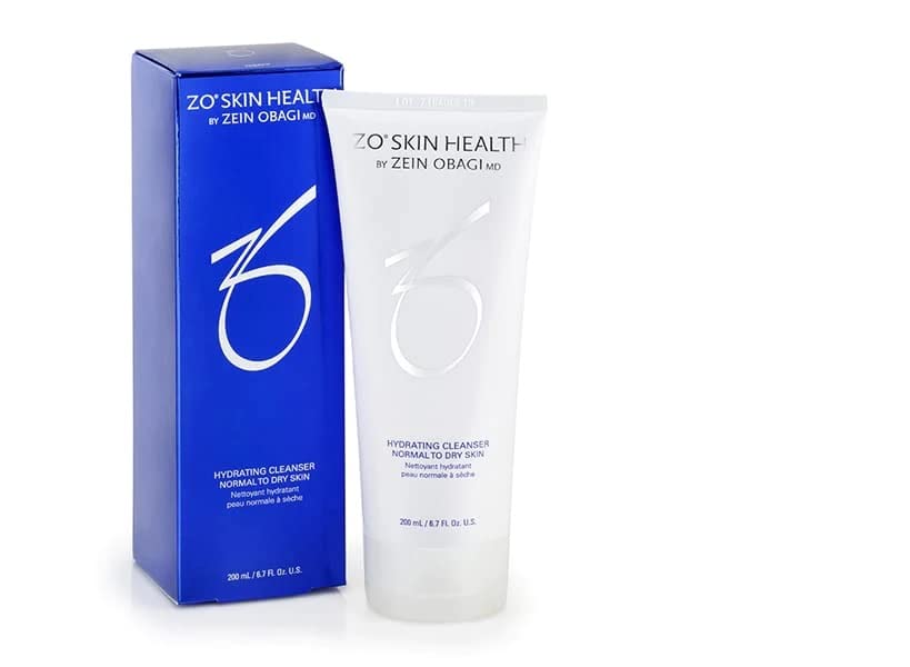 Texture creme du nettoyant Zo Skin Health nettoie sans dessécher.