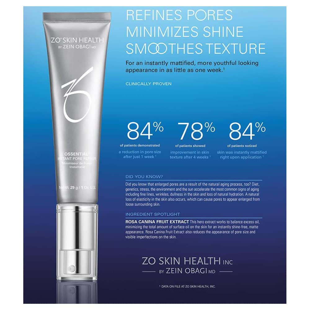 ZO SKIN HEALTH Instant Pore Refiner – Finition matte sans brillant observée