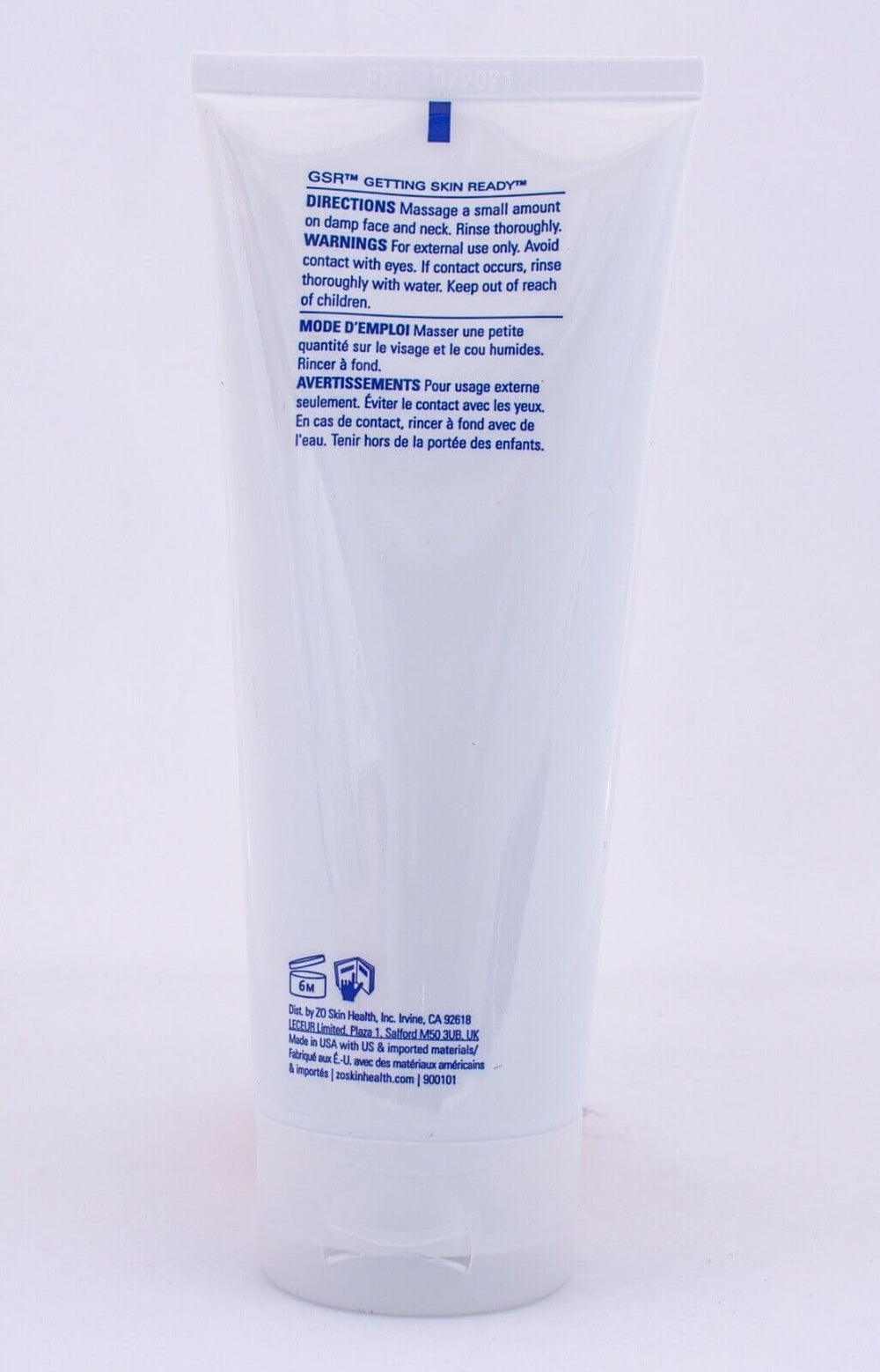 ZO SKIN HEALTH Nettoyant exfoliant – emballage design élégant pour une routine soignée