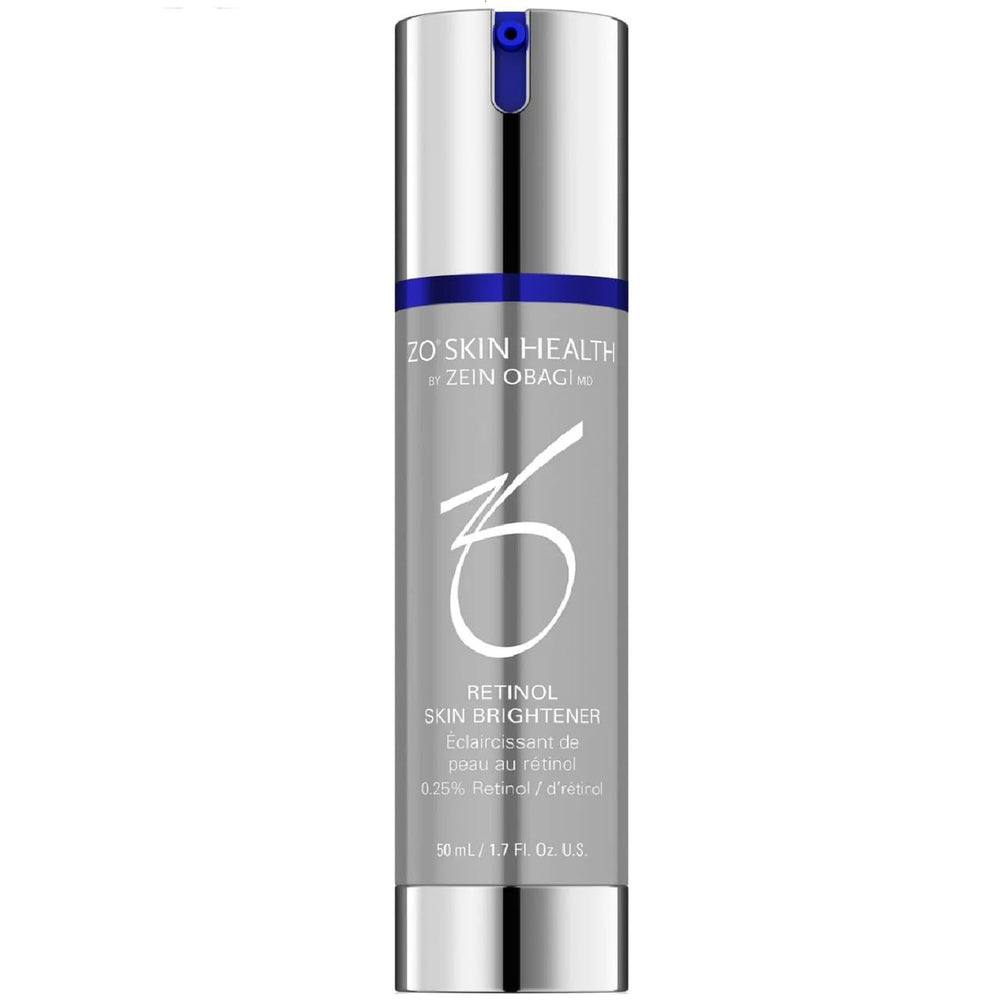 ZO Skin Health Retinol Brightener, emballage: contient le soin et peut améliorer la texture.