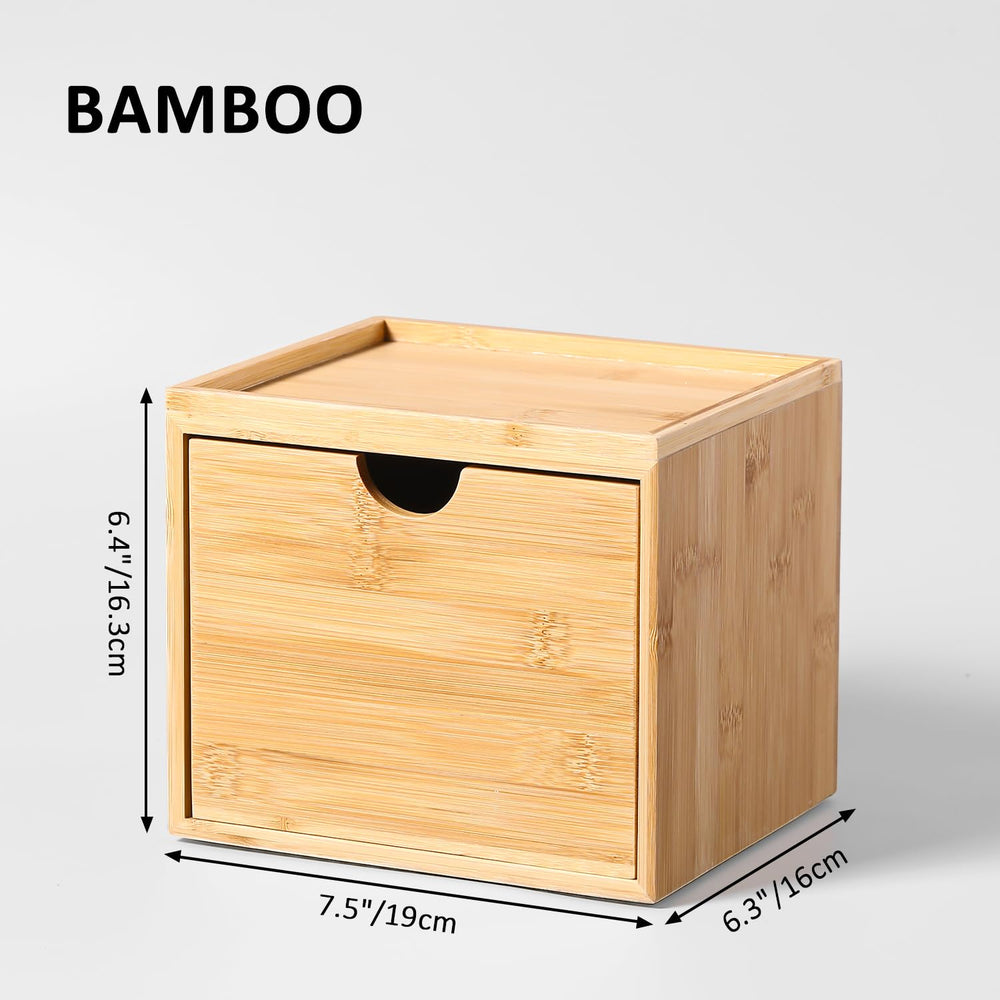 ZOBONETI: plateau-rangement-bambou, espace pratique pour petits accessoires de salle de bains
