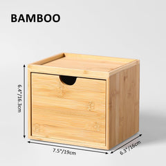 ZOBONETI: plateau-rangement-bambou, espace pratique pour petits accessoires de salle de bains