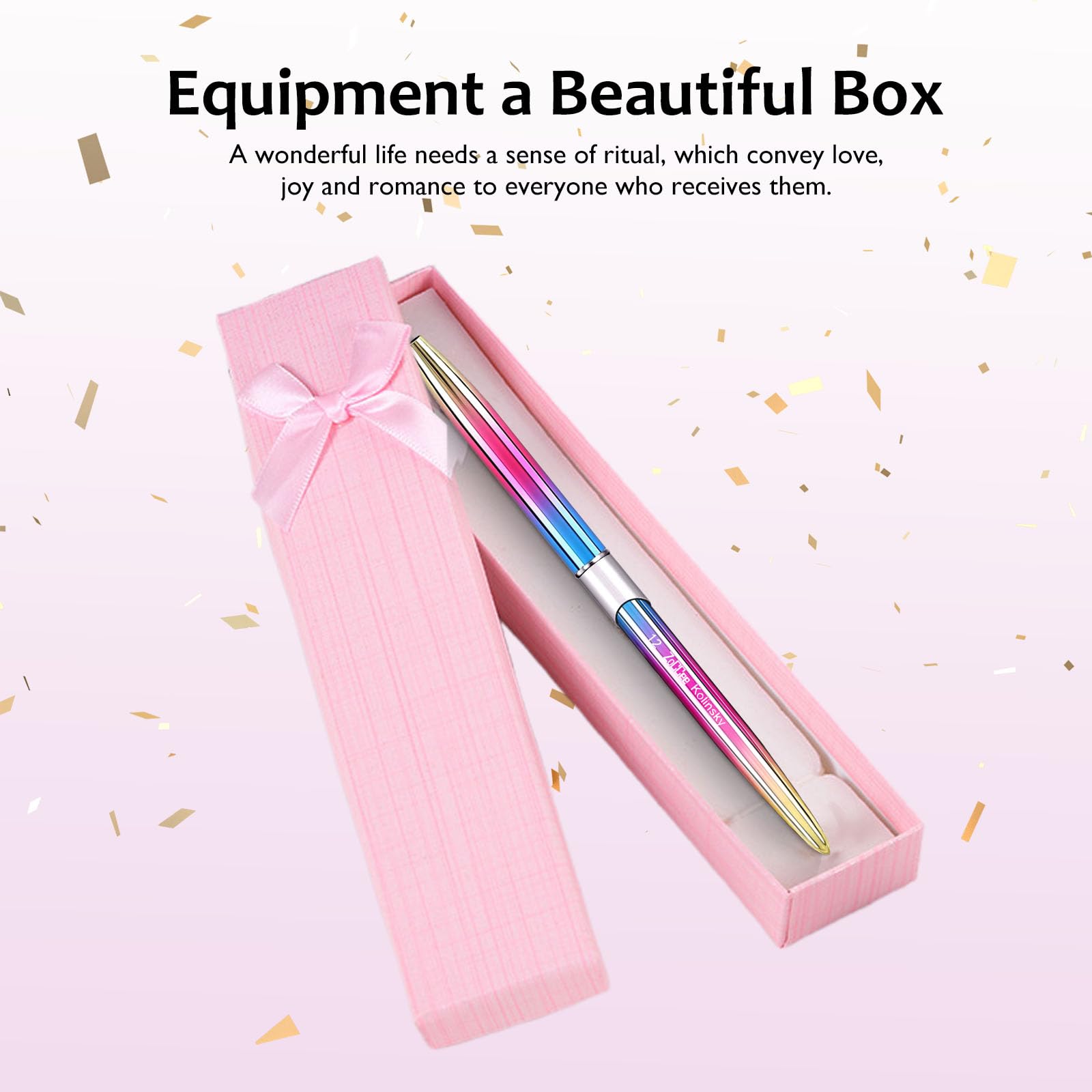 Includes presentation box for gifting, storage, or professional display.