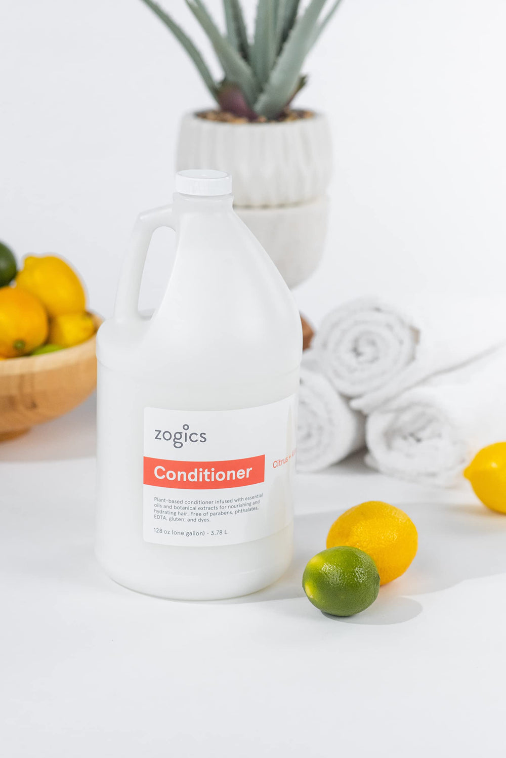 Zogics après-shampooing citron et aloe utile en salle de sport